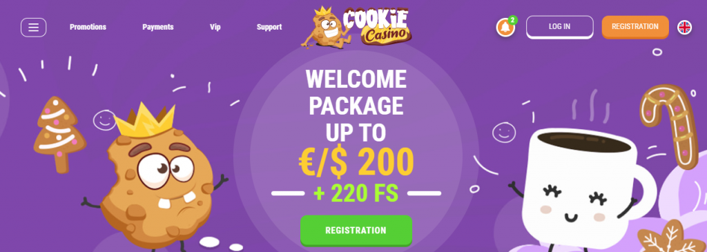 Cookie Casino bons